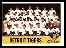 1976 Topps Detroit Tigers TEAM Ralph Houk #361 HIGHER GRADE MISCUT ERROR