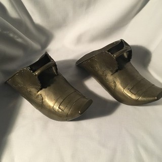 ANTIQUE Pair of Brass Spanish Style Conquistador Stirrups