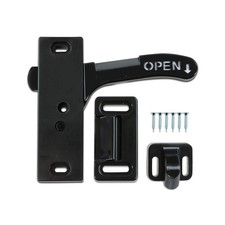 Leisure Coachworks RV- Screen Door Latch Right Hand Latch, Black