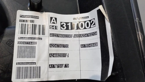 A1767220170 Elevalunas Trasero Izquierdo para MERCEDES-BENZ CLASE A (BM 1 118872 - Imagen 3 de 10