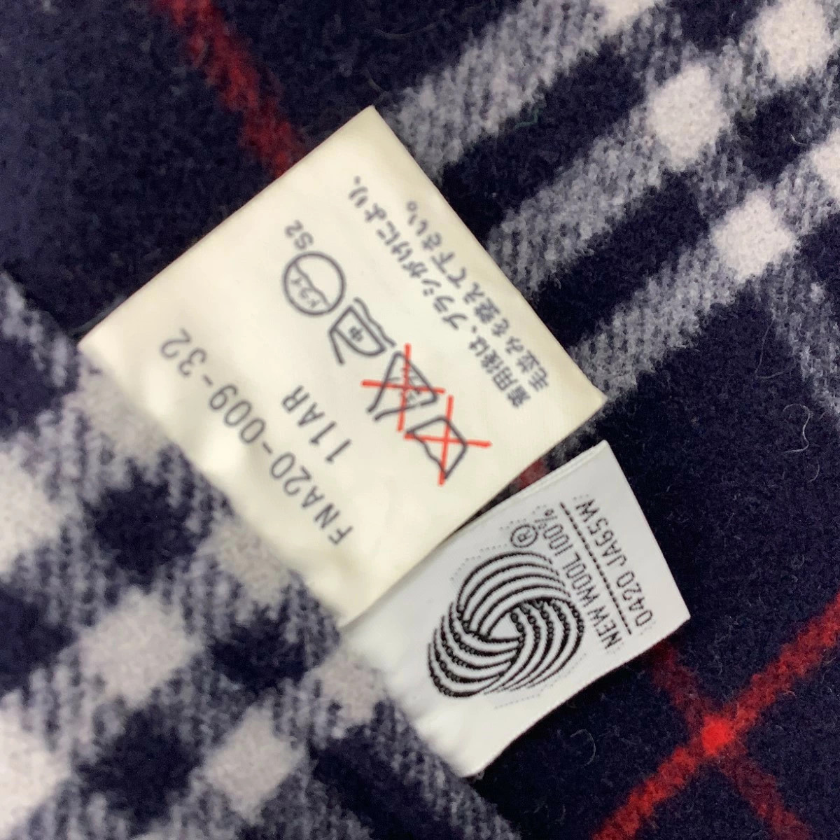 [Used] Burberrys Women's Coat Cashmere Navy B Rank thumbnail 6