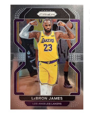 NBA 2021-22 Panini Prizm Lebron James Trading Card #91
