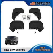 Molded Splash Guards Mud Flaps 4-pcs Fits 2015-2025 Ford Transit 150 250 350