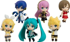 Nendoroid Surprise Piapro Trading Figure 6 set BOX Miku Len Rin Luka KAITO MEIKO