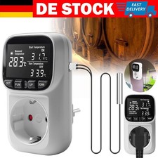 Thermostat 230V Temperaturschalter Temperaturregler Timer Universal für Aquarium