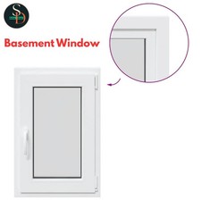 Basement Window RISOR Tilt &Turn Left DIN Egress Window Window Well vidaXL