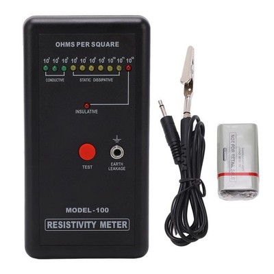 Portable Handheld Surface Resistance Tester   Surface Resistivity Meter with Aut