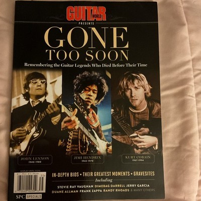 2013 Guitar World Special Edition Gone Too Soon Guitar Legends July 2013 Vaughan