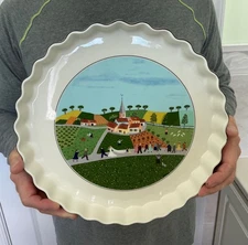 Villeroy & Boch Design Naïf Wedding 11 3/4” Quiche Pie Serving Pan Dish Platter