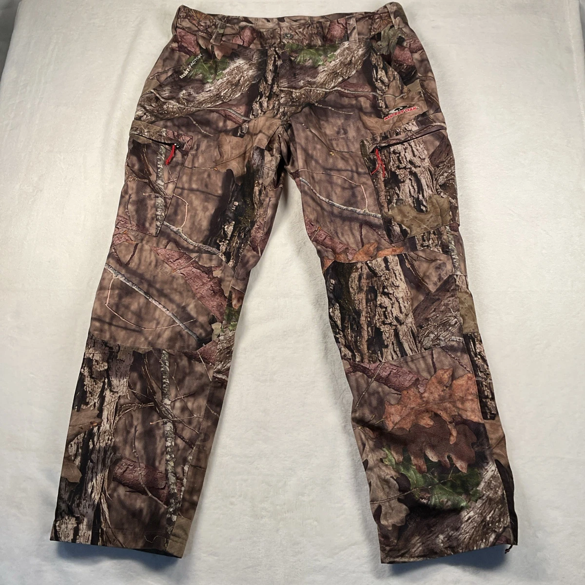 Pantalon De Chasse Cabela's Mossy Oak Brush Cargo Camouflage, Taille 46x36, Large, Homme