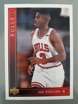 1993-94 Upper Deck Jo Jo English Rookie #415 Chicago Bulls NBA Basketball