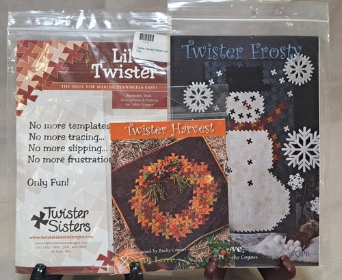 Lil Twister Pinwheel Making Tool Need'l Love Harvest Quilt Frosty Patterns  3