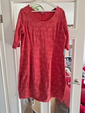 Rotes Tulpenkleid von Heidekönigin, Gr 44