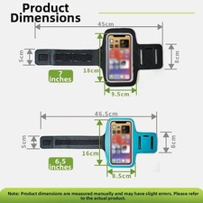 Waterproof For Running Arm Pouch for Phones Up to 7 Inch Touchscreen Enabled