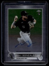 2022 Topps Chrome #RA-RG Romy Gonzalez Rookie Autographs Green Refractor #/99