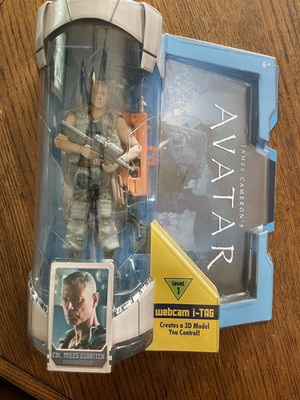 2009 James Cameron's Avatar Colonel Miles Quaritch - 6 inch Action Figure