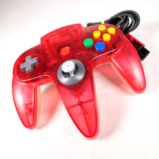 Manette Pad Controller Nintendo 64 N64 Officiel NUS-005 Clear Red Jap Japan 2