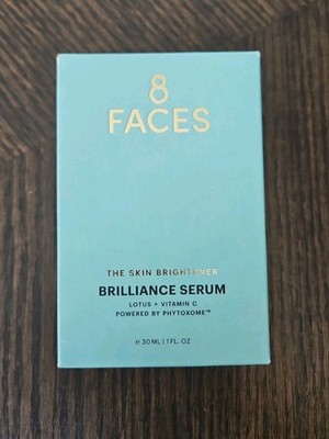 8 Faces The Skin Brightener Brilliance Serum 30 ml/1 oz New Open Box MSRP $108