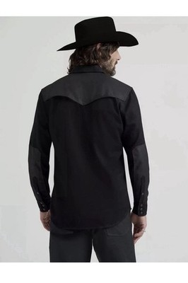 WRANGLER X FILSON WILD ADVENTURE SHIRT BLACK SIZE SMALL (NEW)