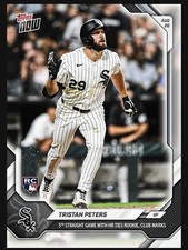 2026 Topps Now MLB #600 Tristan Peters RC Chi...