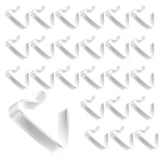 24 Pack Big Size Transparent Clear Plastic Tablecloth Clips, Windproof Table