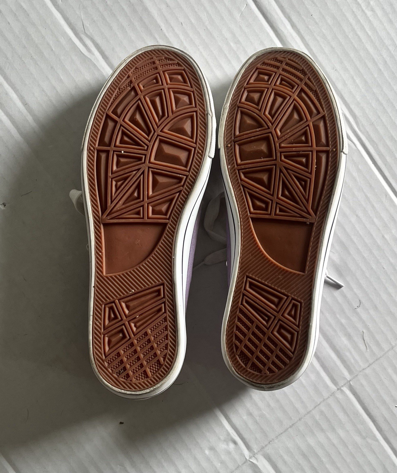 ZGR Women’s Canvas Low Top Sneaker Lace-up Classic Casual Shoes lavender Size 8