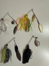 Daiwa Steez Spinnerbait 1/4oz Jackal Doom 3/8oz Used Fishing Lure