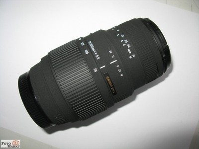 Sigma 70-300 mm DG 1:4-5,6 Macro 1:2 Zoom-Objektiv für Sony A-mount - teildefekt