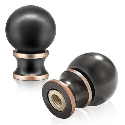 Ball Lamp Finial Cap Knob for Lamp Shade TopSolid Lamp Finial CapsHeavy Metal...
