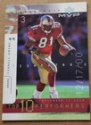 2001 Upper Deck MVP #TOP3 Terrell Owens Top 10 Performers San Francisco 49ers 