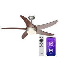 Deckenventilator Mit Licht Led Ventilator Fernbedienung Holz App Control Leise