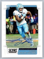 Anthony Ratliff-Williams 2019 Score Rookies Signatures #389