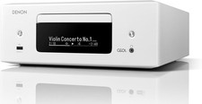 Denon RCD-N12 Network CD Receiver HEOS/Hi-Res/HDMI ARC Compatible White RCDN12W