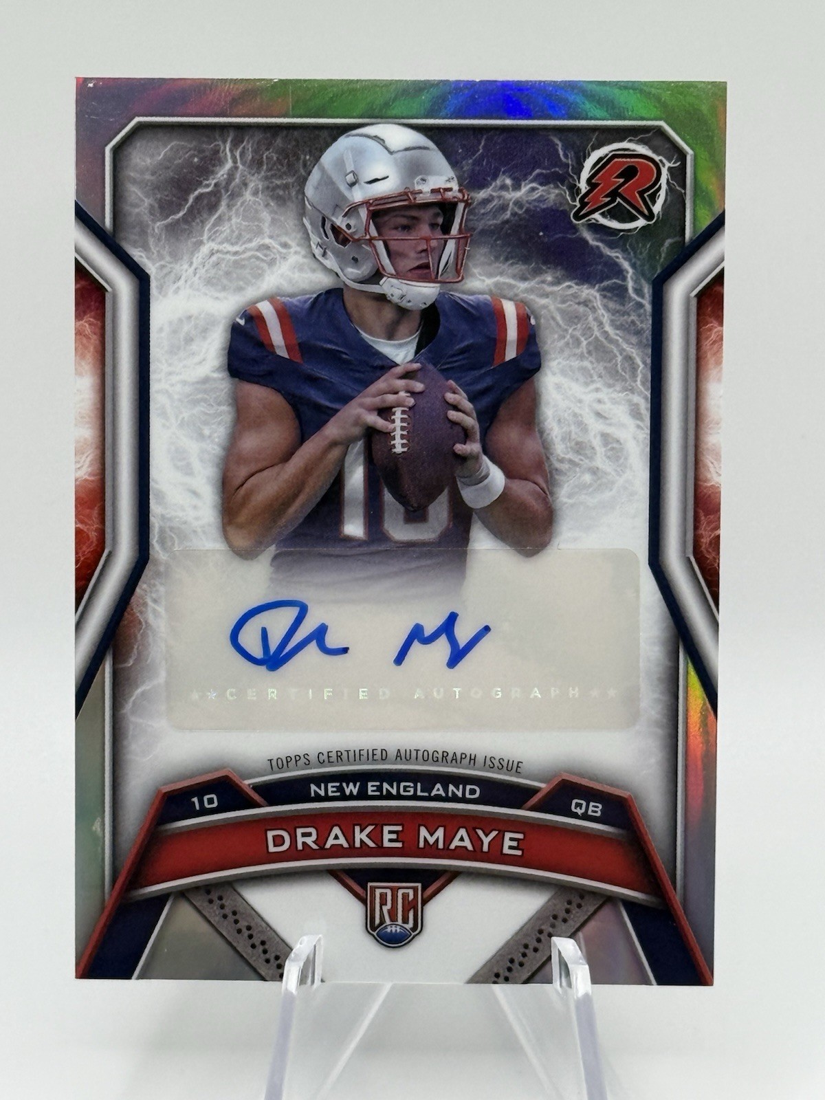 2024 Topps Resurgence - Resurgence Rookie Signatures Drake Maye #RRS-DM (AU, RC)