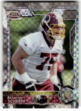 2015 Topps Chrome Brandon Scherff Xfractors Rookie #117