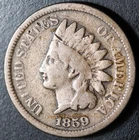 1859 INDIAN HEAD CENT - GOOD+