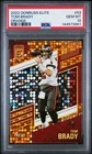 2022 DONRUSS ELITE #53 TOM BRADY PSA 10 ORANGE /49 SP COLOR MATCH - BUCCANEERS