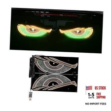 2PCS Car Devil Eyes Light, 11.8in x 4.72in Dynamic Flex Vehicle StyleC