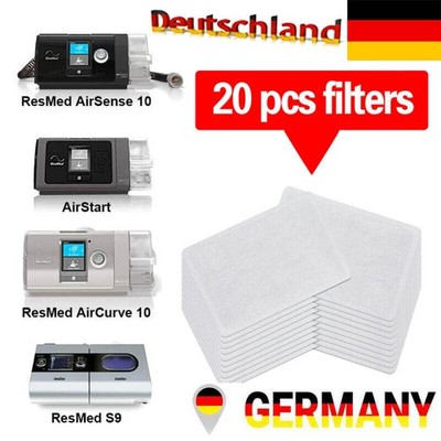 20stk. Einweg Hypoallergenfilter Filter Ersatz Für S9 S10 Serie ResMed AirSense~