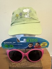 NEW Speedo Kids Sunglasses UV 400 Age 3  Toddler Peanuts Snoopy baseball hat