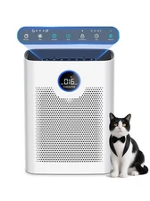 Large-Space Air Purifier with Air Quality Monitor Relieves allergy symptoms