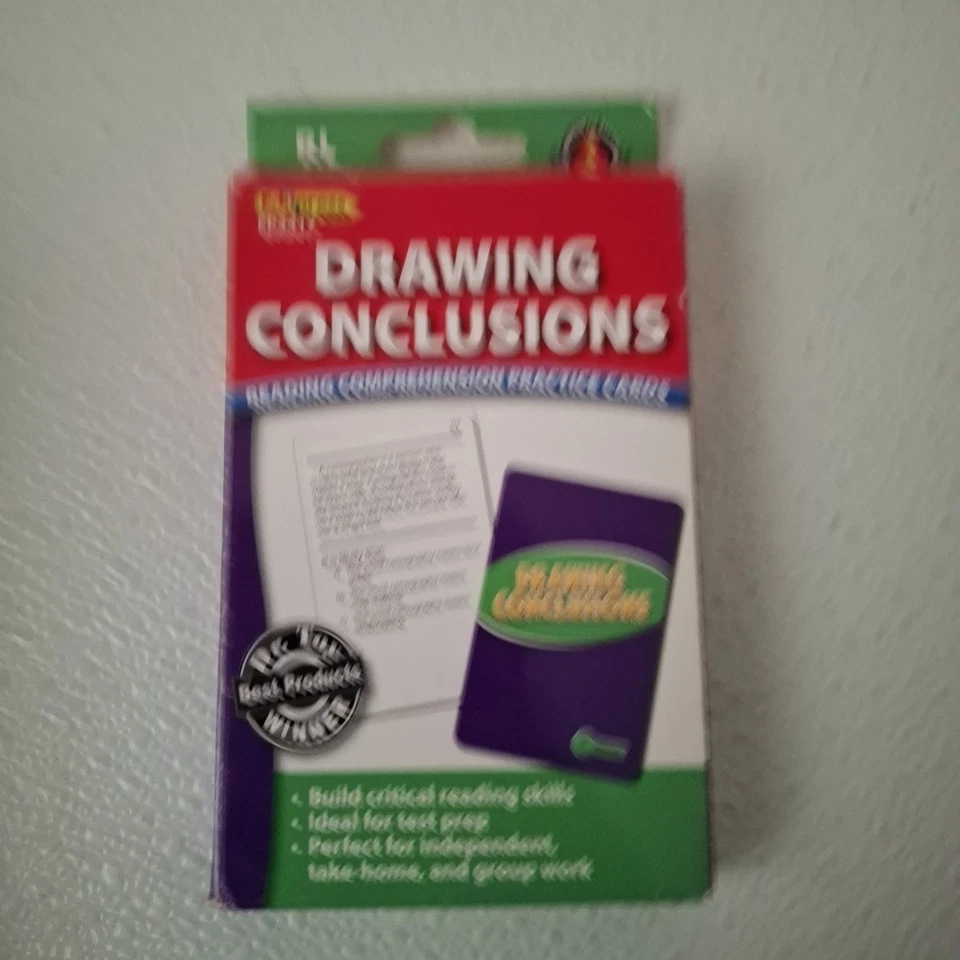 Tarjetas de práctica de comprensión lectora EDUPRESS 3 clases 54 cartas en cada una... Foto 4 de 4