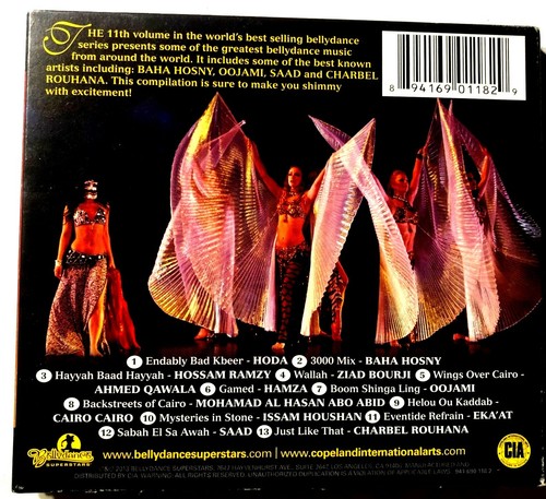Volume 11 by Bellydance Superstar CD Hossom Ramzy Hoda Baha Hosny Saad Oojami - Imagen 2 de 2