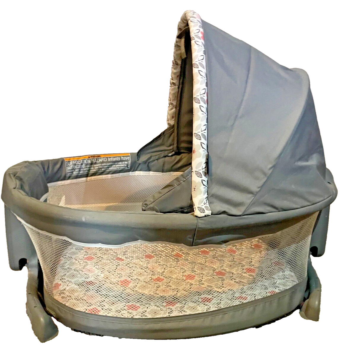 GRACO Bassinet Portable Baby Bed Foldable w CANOPY Pack PlayYard Part  TravelDome