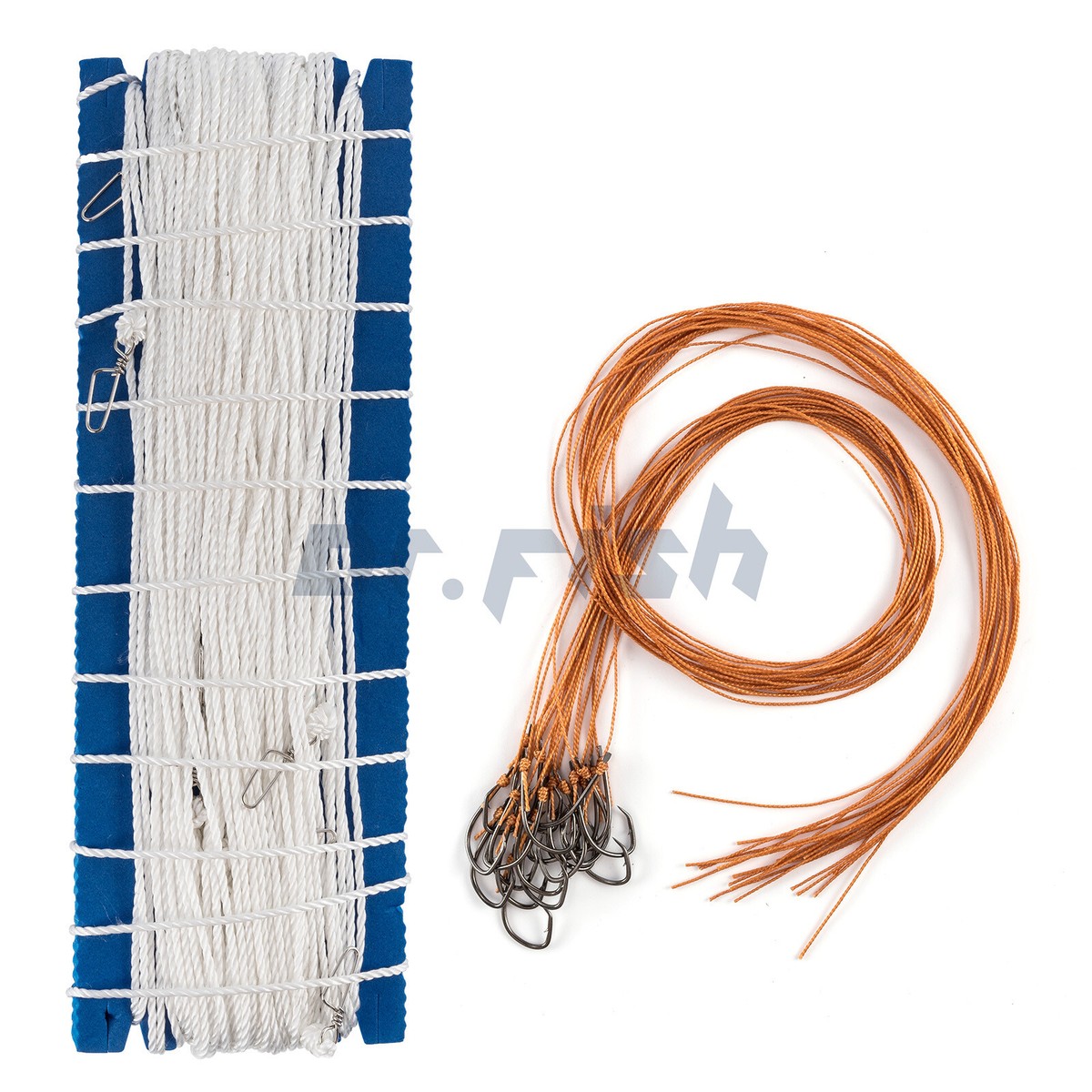 100/295ft Trotline Fishing Set up 20/60 Hooks Twine Pre-Rigged 