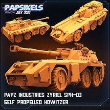 Obús autopropulsado PAPZ Industries Zyriel SPH-03 | Juegos de mesa |