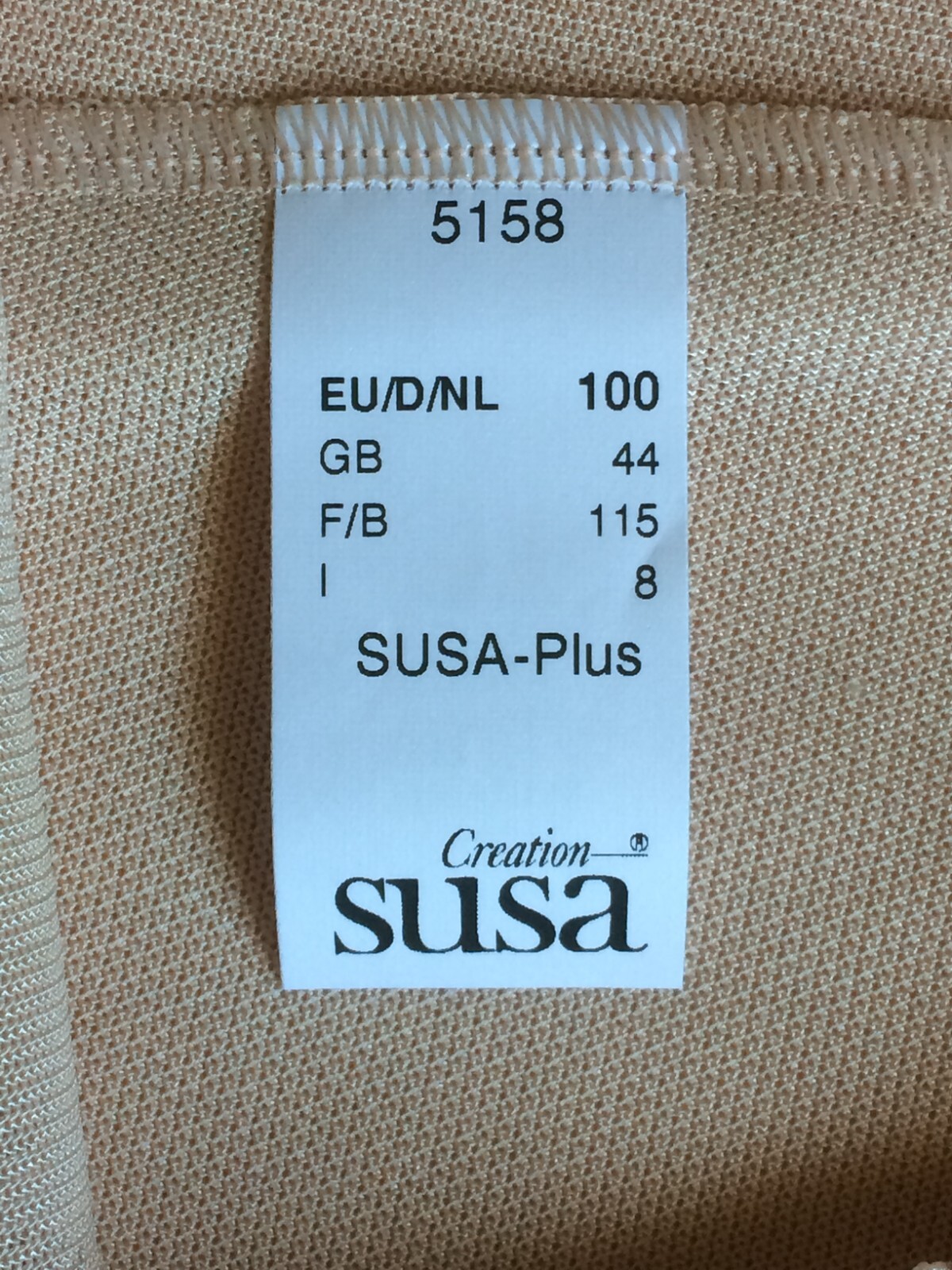 SUSA Miederhose mit Bein 5158, Größe 100. Haut farben Neu OVP