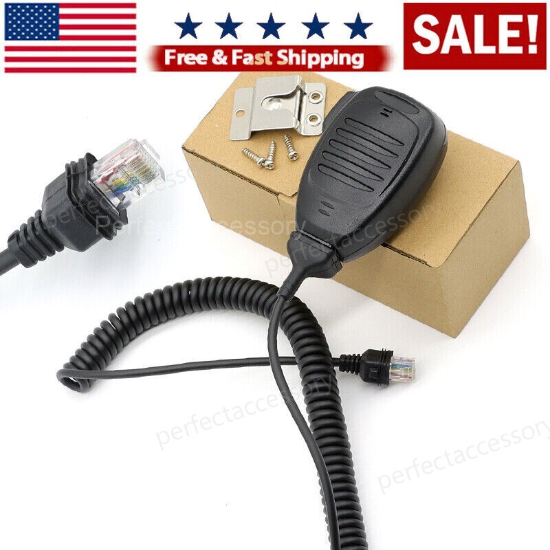 For Kenwood KMC-35 Handheld Wired Microphone Two Way Mobile Radios with Bracket