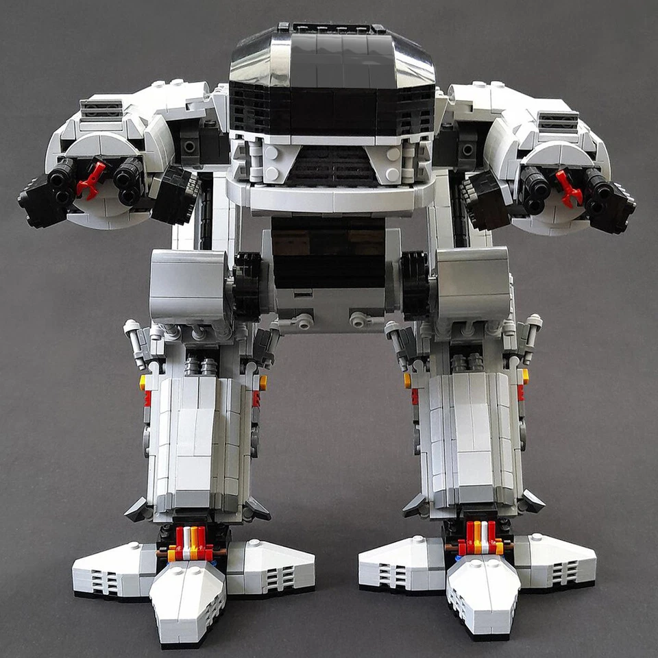 Mecha Building Blocks Set for RoboCop UCS scale ED-209 Bricks Toy Collectibles - Image 3 of 4