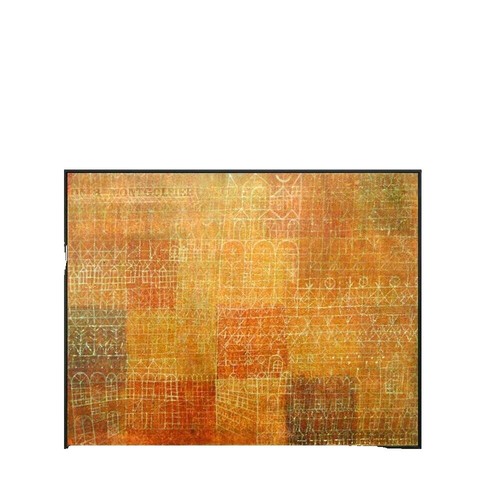 Paul Klee (After) Swiss Winter Plate Signed Lithograph Surrealism